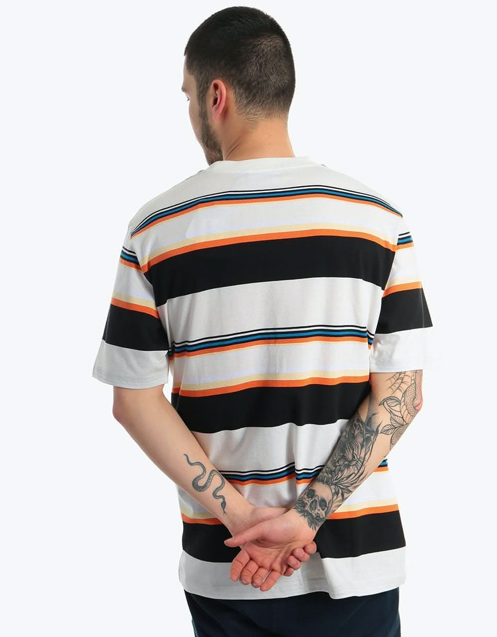 Carhartt WIP S/S Sunder T-Shirt - (Sunder Stripe) Wax/Wax