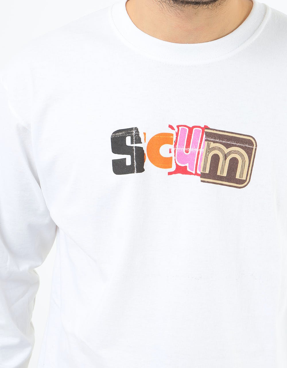 Scum Scummary L/S T-Shirt - White
