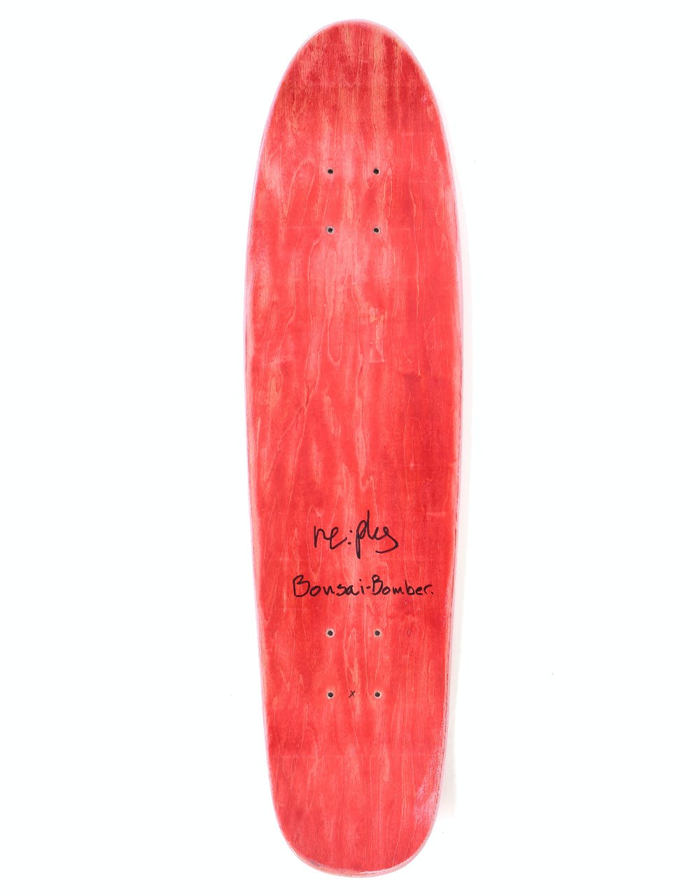 re:ply Bonsai Bomber Pinkstick Skateboard Deck - 7.5"