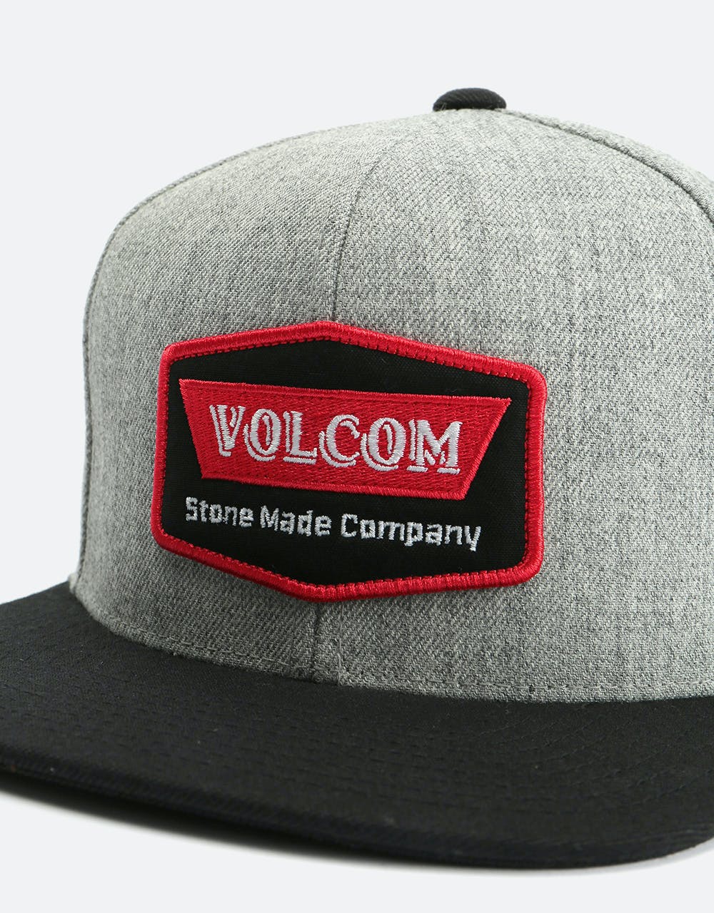 Volcom Cresticle Snapback Cap - Grey/Red