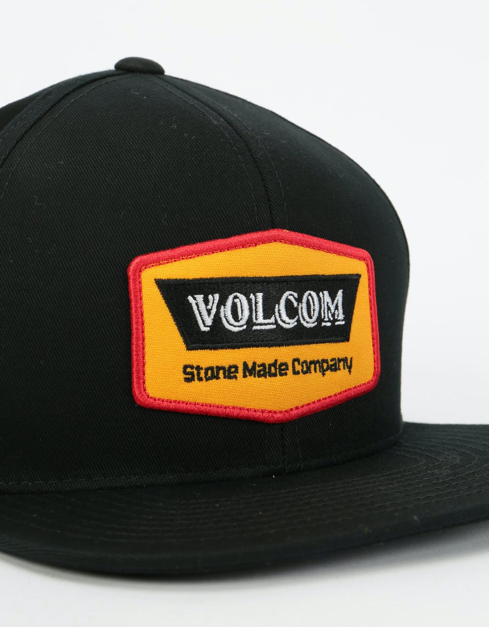 Volcom Cresticle Snapback Cap - Black/Yellow
