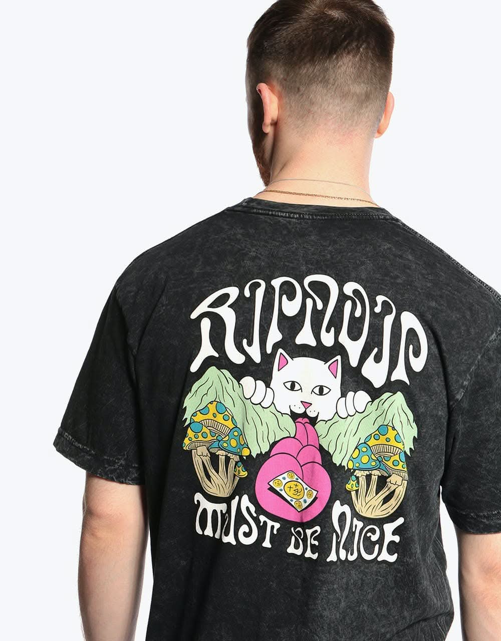 RIPNDIP One More Tab T-Shirt - Grey Mineral Wash