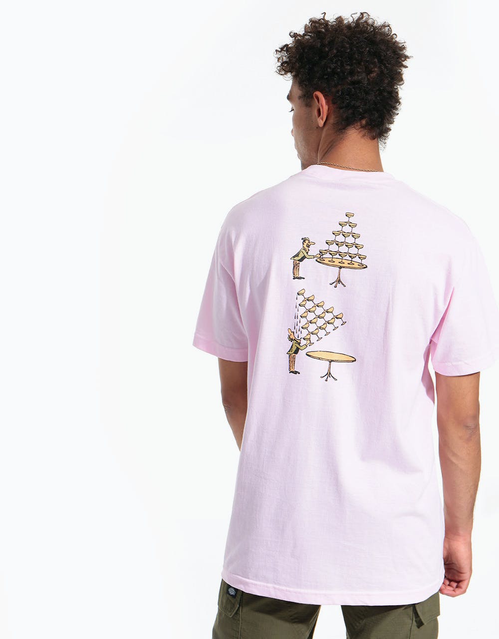 Pass Port Champers T-Shirt - Pink