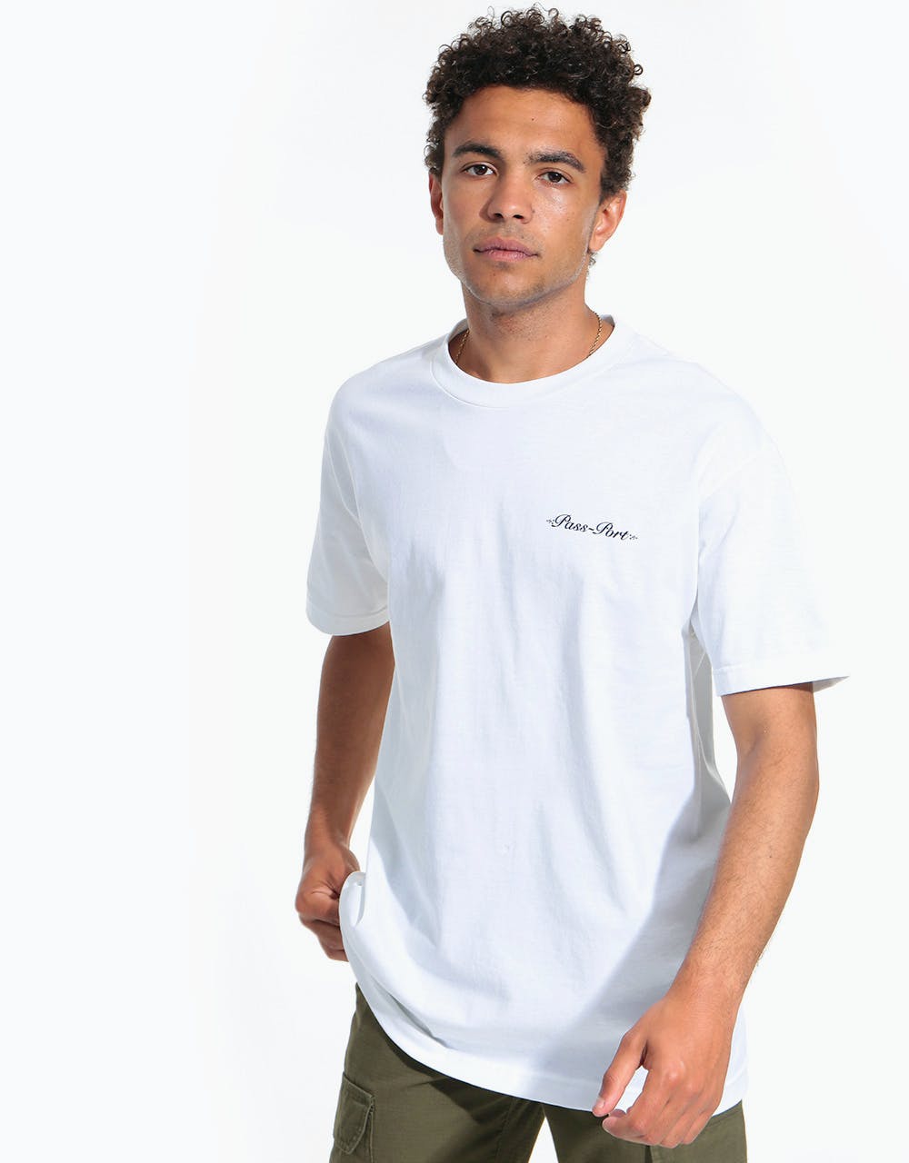 Pass Port Champers T-Shirt - White