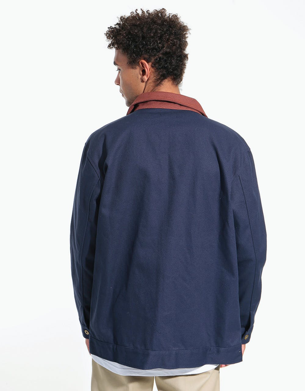 Pass Port Workers Late Jacket - Navy
