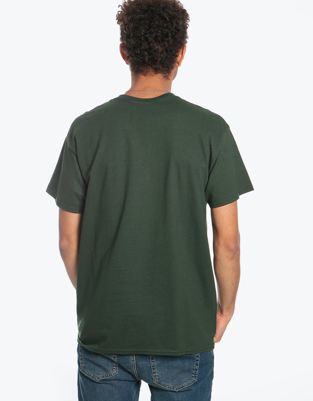 Thrasher Flame Logo T-Shirt - Forest Green