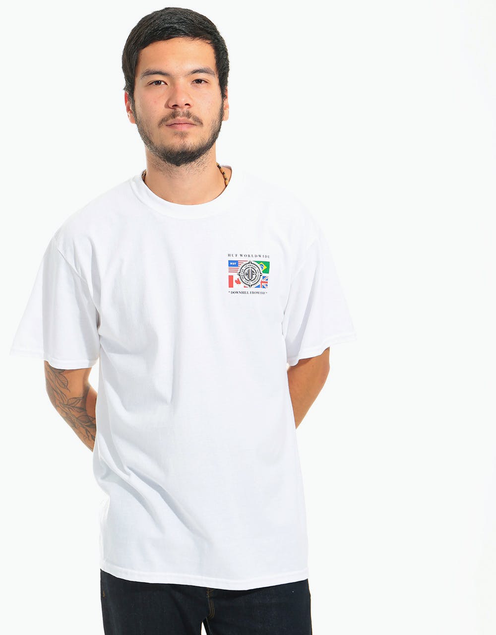 HUF Global Wave T-Shirt - White