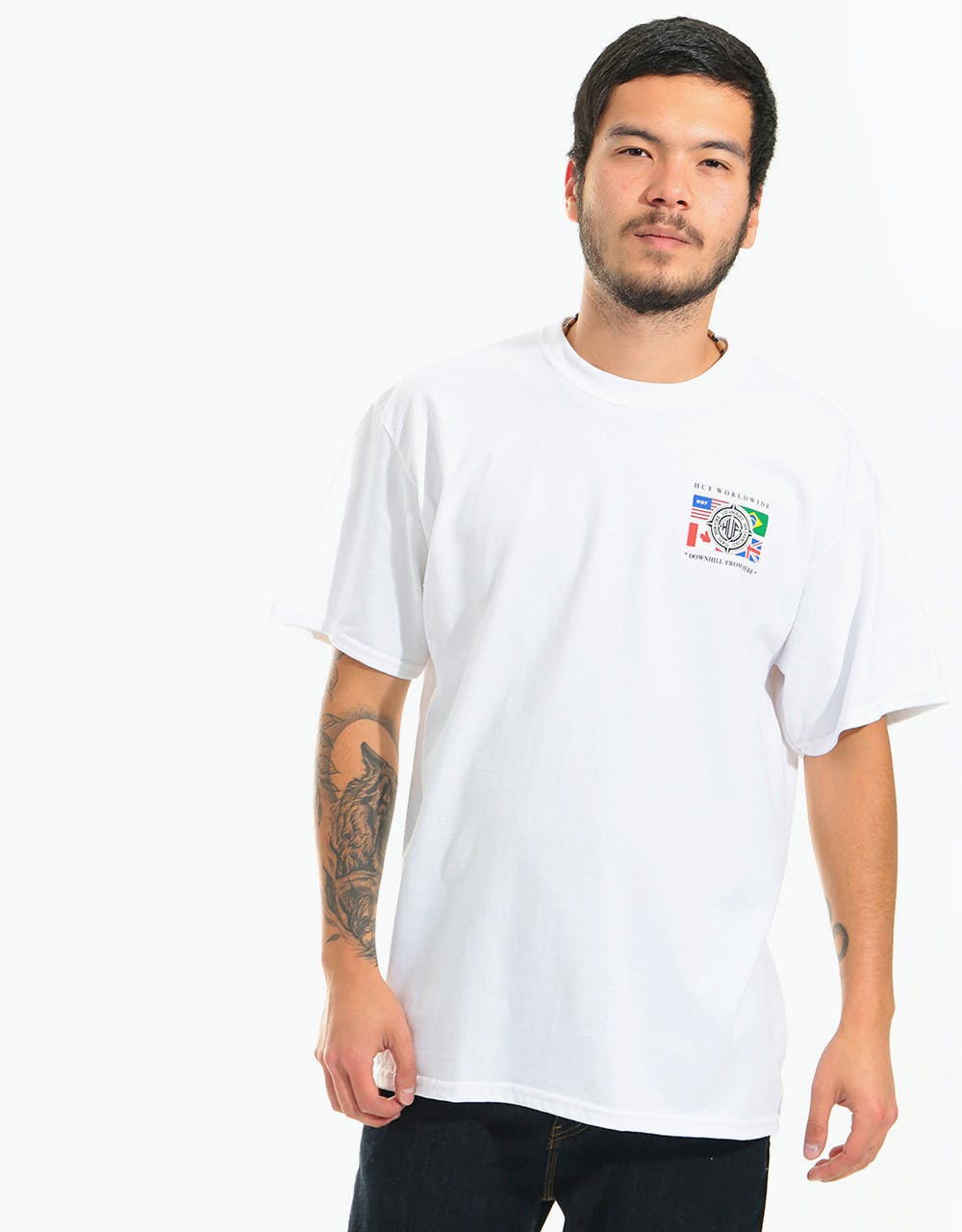 HUF Global Wave T-Shirt - White