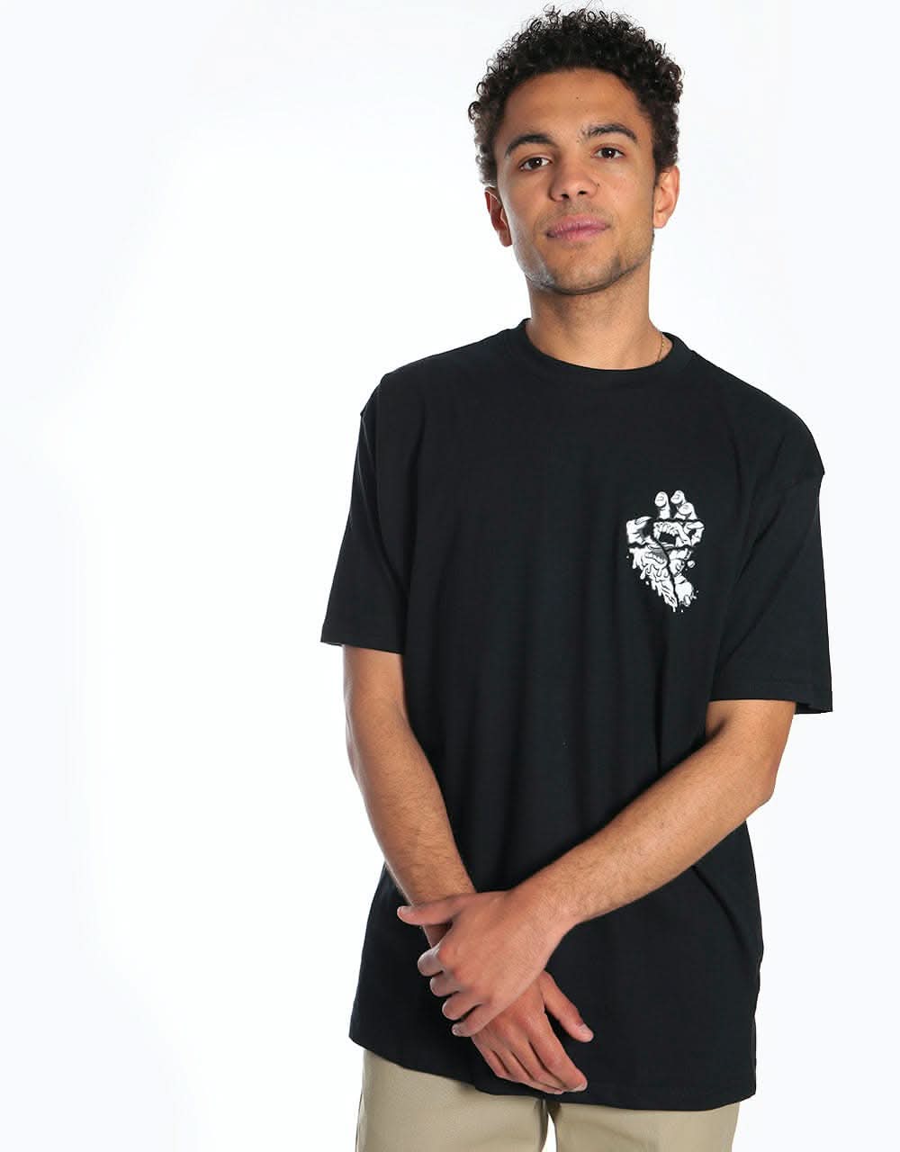 Santa Cruz Universal Hand T-Shirt - Black