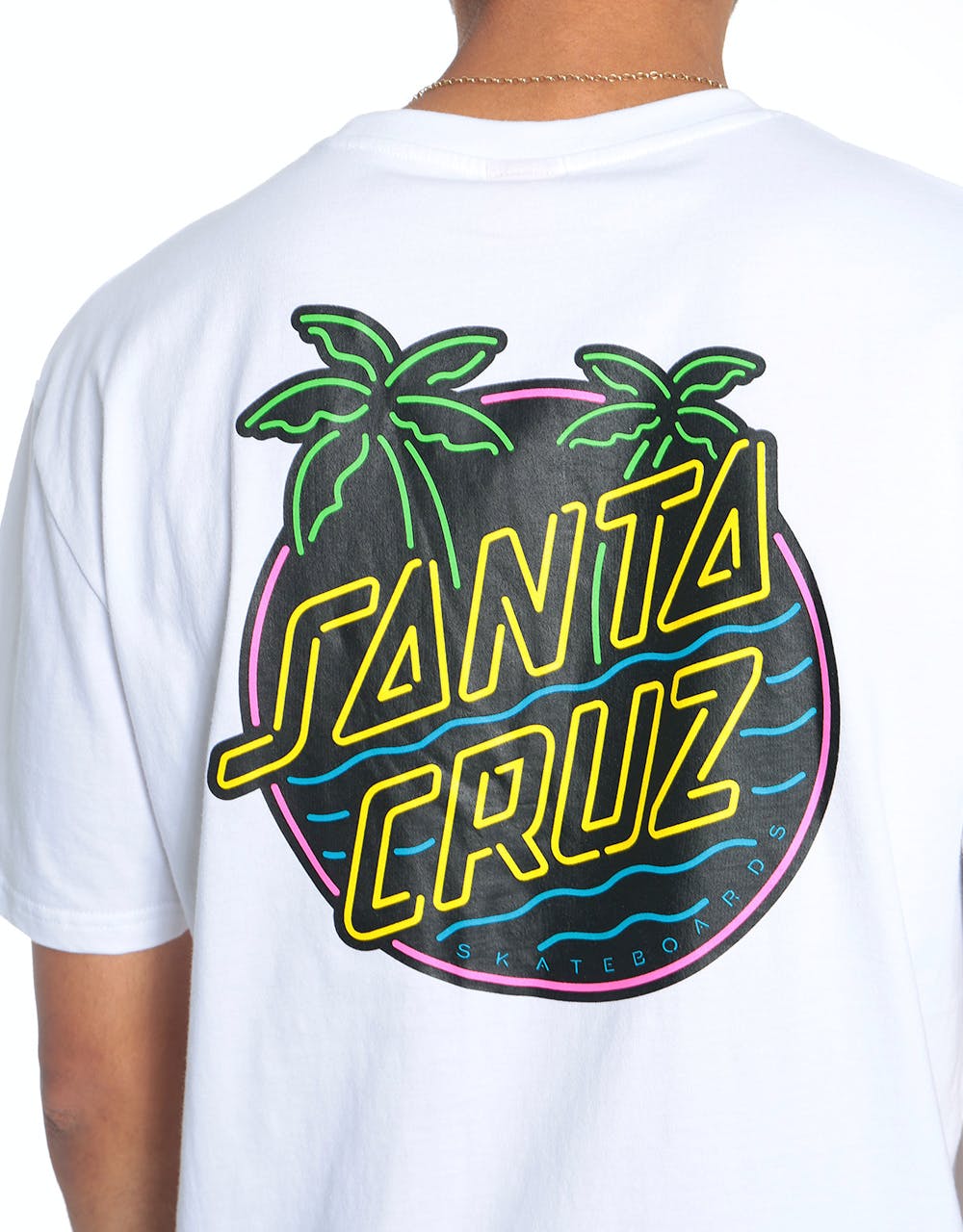 Santa Cruz Glow Dot T-Shirt - White