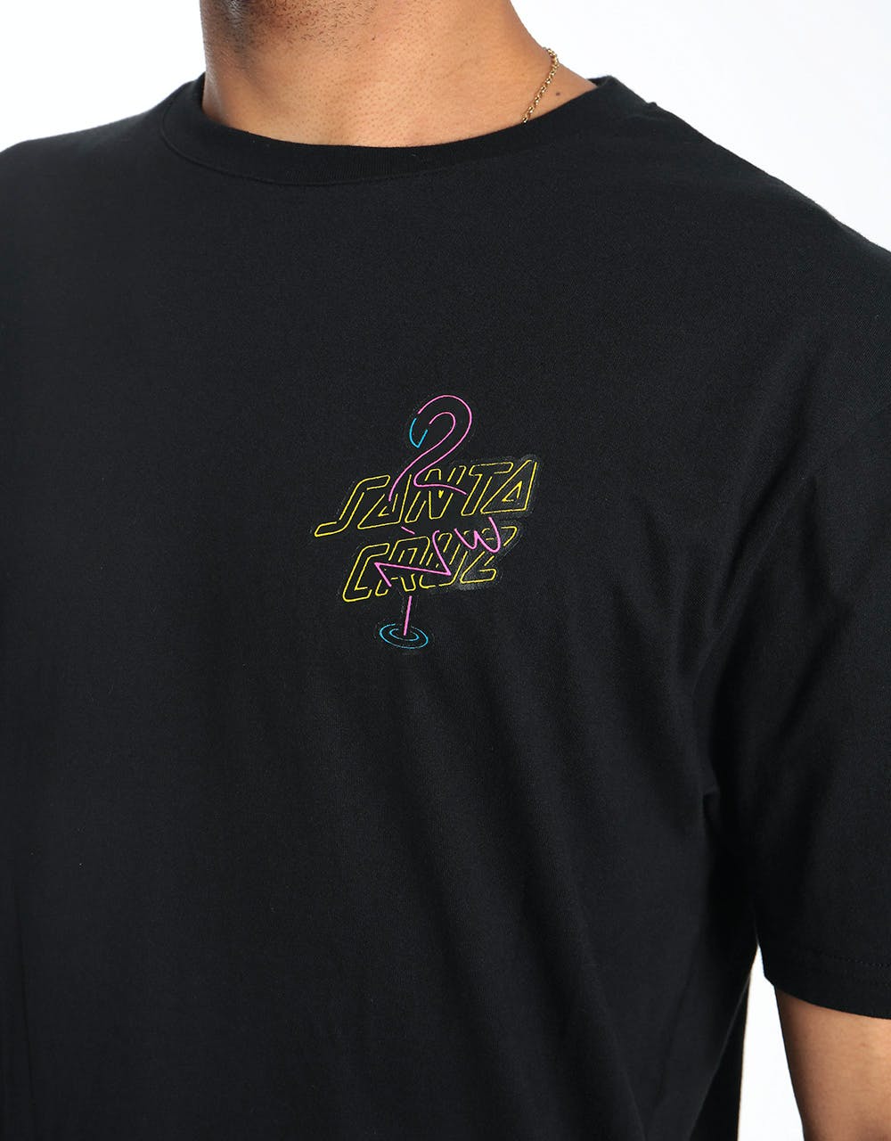 Santa Cruz Glow Dot T-Shirt - Black