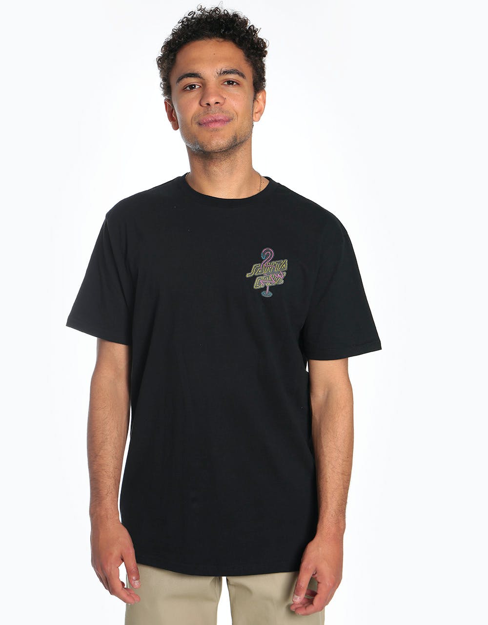 Santa Cruz Glow Dot T-Shirt - Black