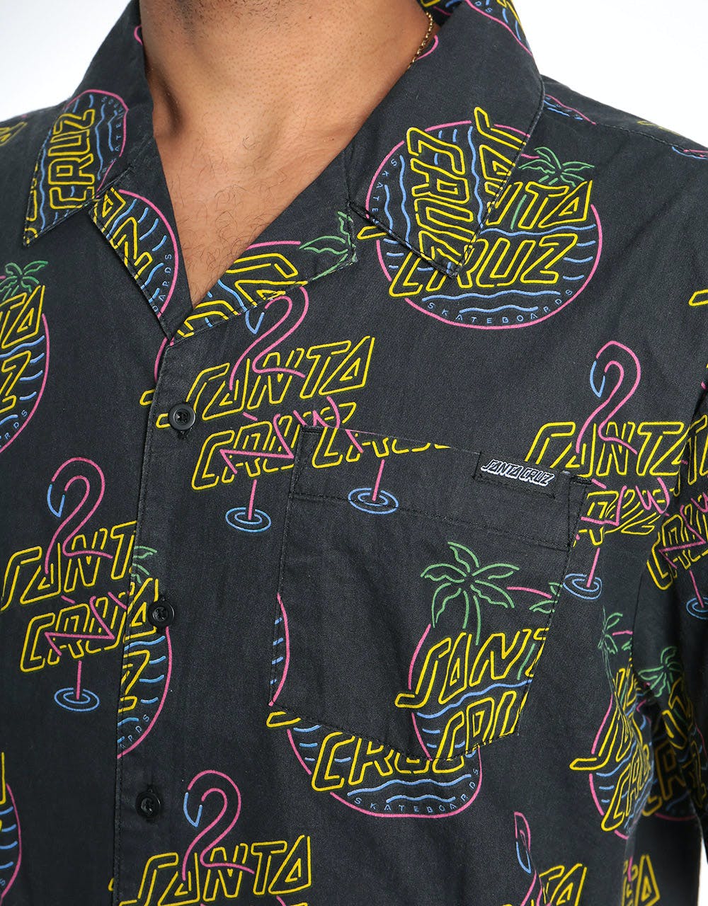 Santa Cruz Glow S/S Shirt - Glow Print