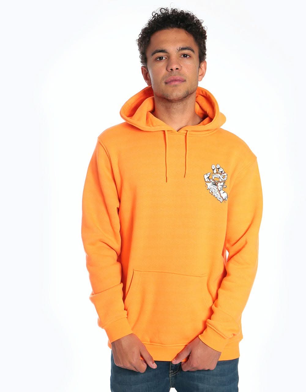 Santa Cruz Universal Hand Pullover Hoodie - Fluoro Orange