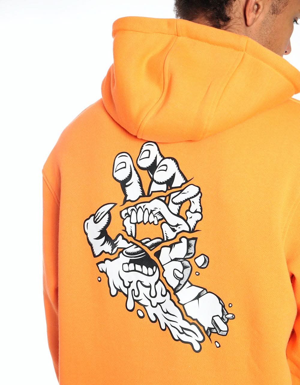 Santa Cruz Universal Hand Pullover Hoodie - Fluoro Orange