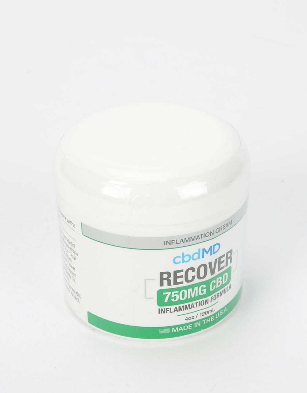 cbdMD Recover Inflammation Formula Cream (120ml/750mg)