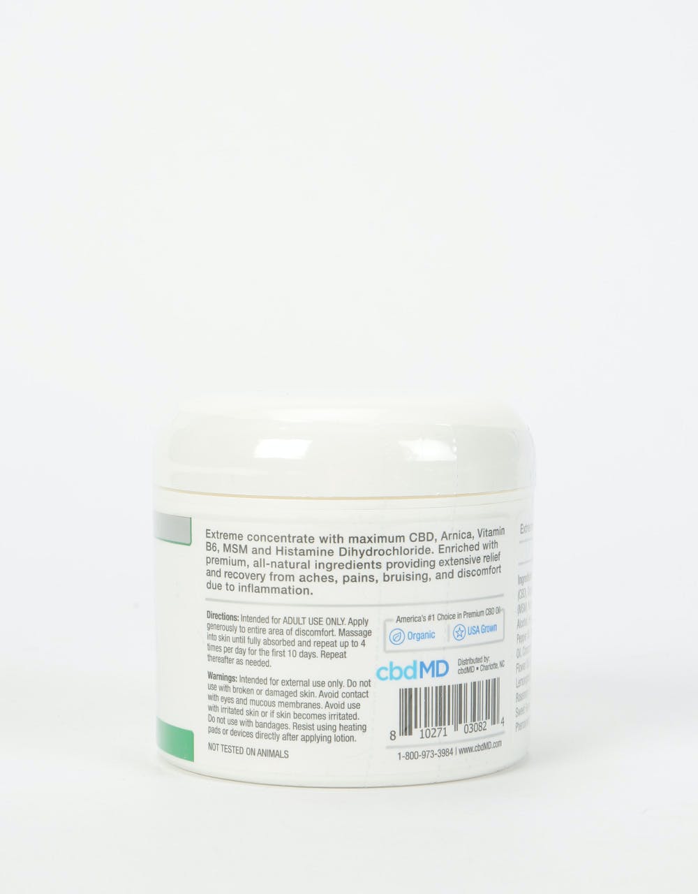 cbdMD Recover Inflammation Formula Cream (120ml/750mg)