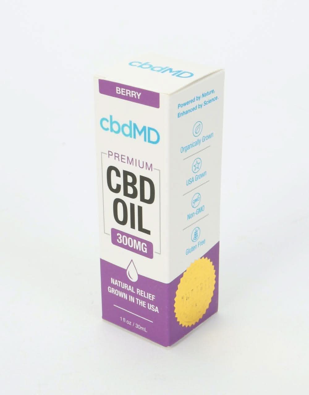 cbdMD Premium Berry CBD Oil (30ml/300mg)