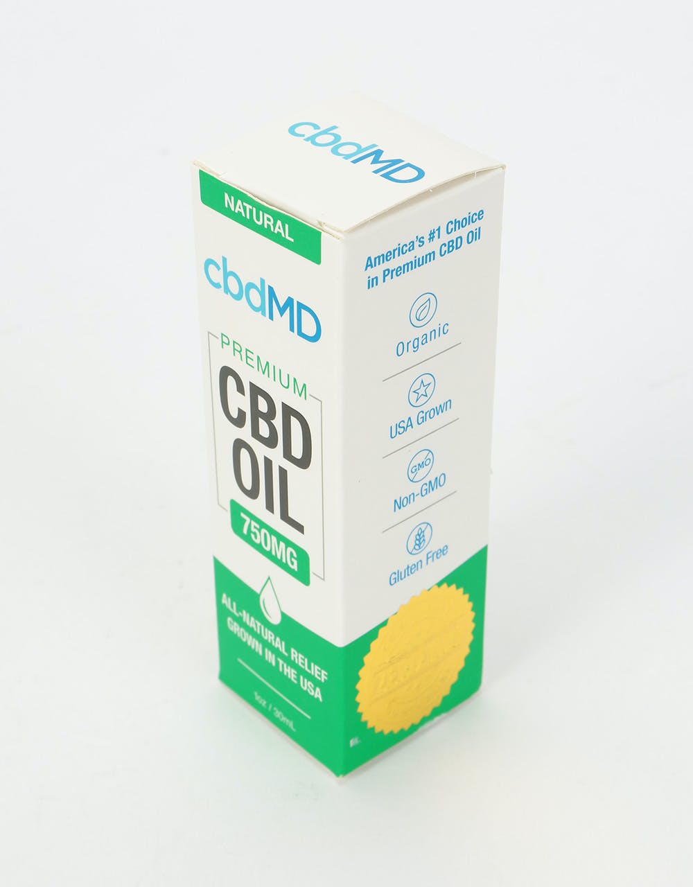 cbdMD Premium Natural CBD Oil (30ml/750mg)