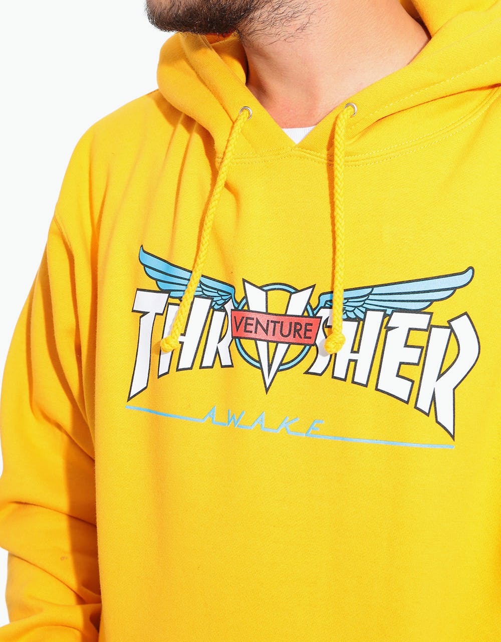 Thrasher x Venture Pullover Hoodie - Gold