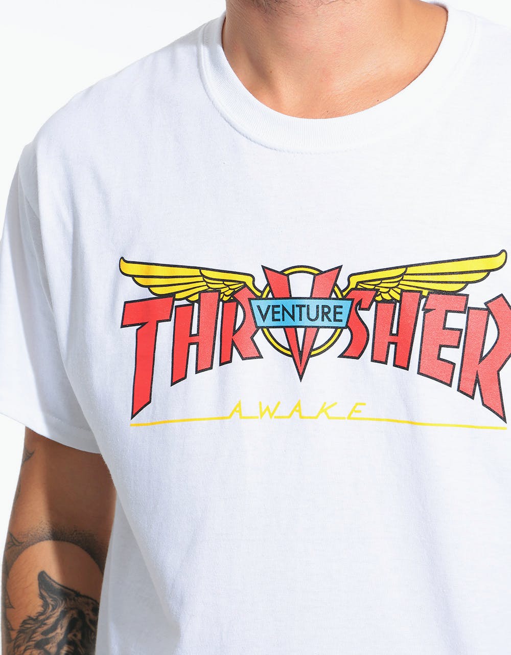 Thrasher x Venture T-Shirt - White