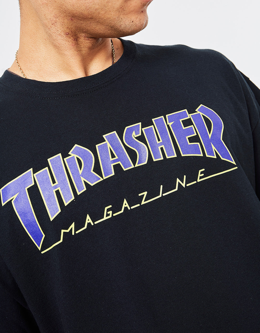 Thrasher Outlined II T-Shirt - Black