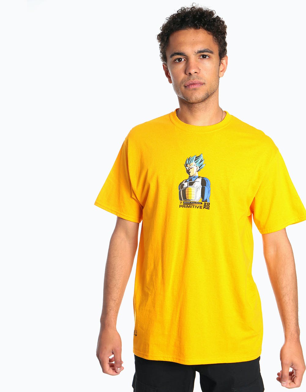 Primitive x Dragon Ball Super Shadow Vegeta T-Shirt - Gold
