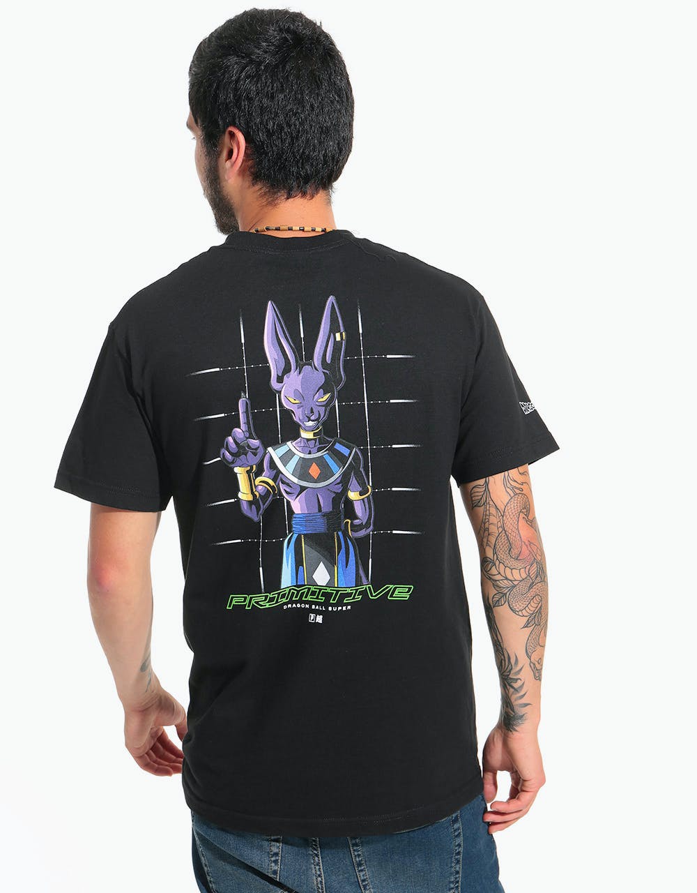 Primitive x Dragon Ball Super Shadow Beerus T-Shirt - Black