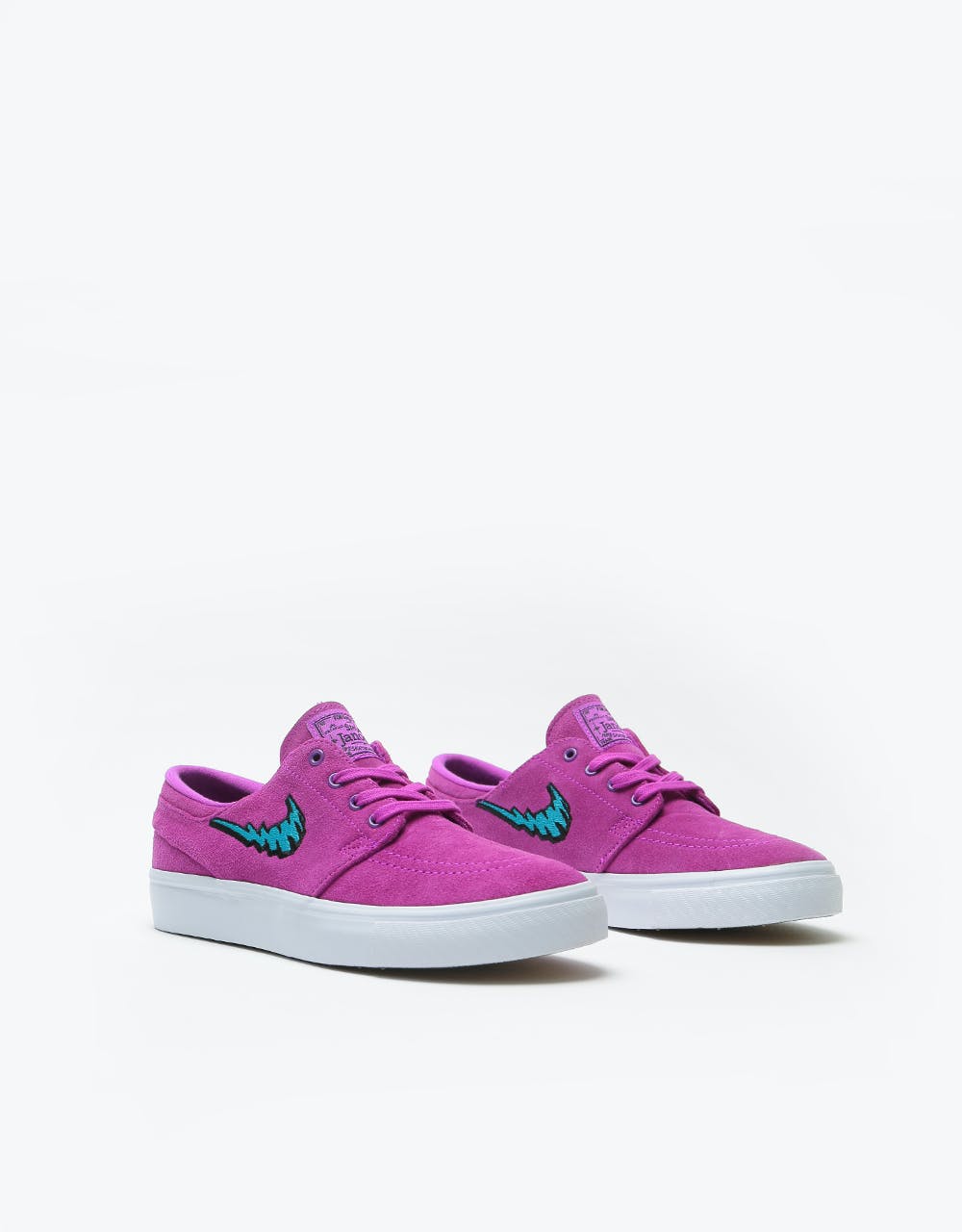 Nike SB Stefan Janoski Kids Skate Shoes - Vivid Purple/Laser Blue/Gum