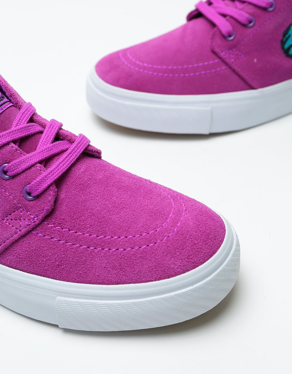 Nike SB Stefan Janoski Kids Skate Shoes - Vivid Purple/Laser Blue/Gum