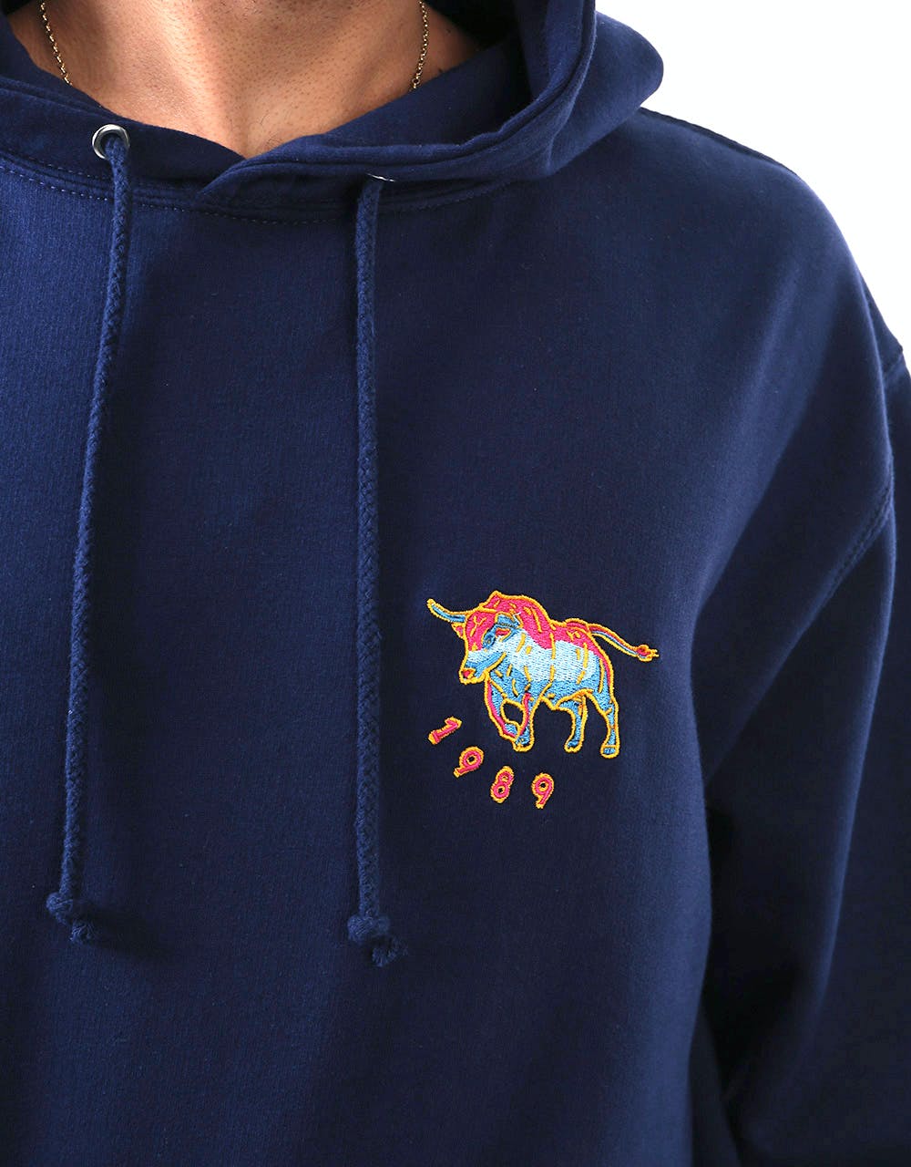 Route One Bull Pullover Hoodie - Navy