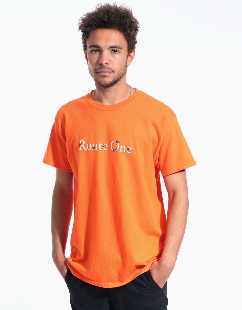 Route One Bees T-Shirt - Orange