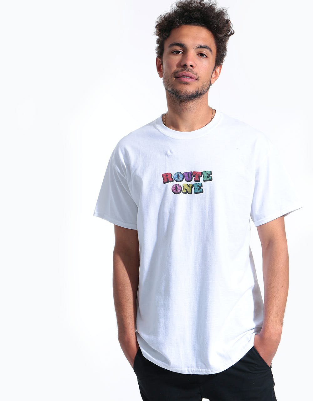 Route One Hypnotic T-Shirt - White