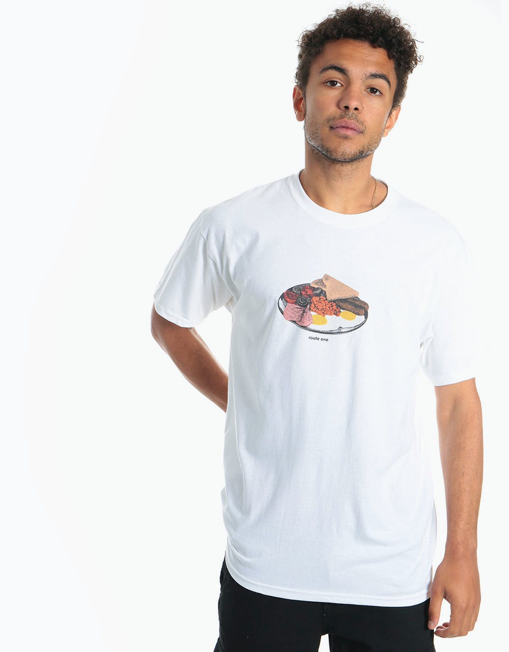 Route One Full English T-Shirt - White