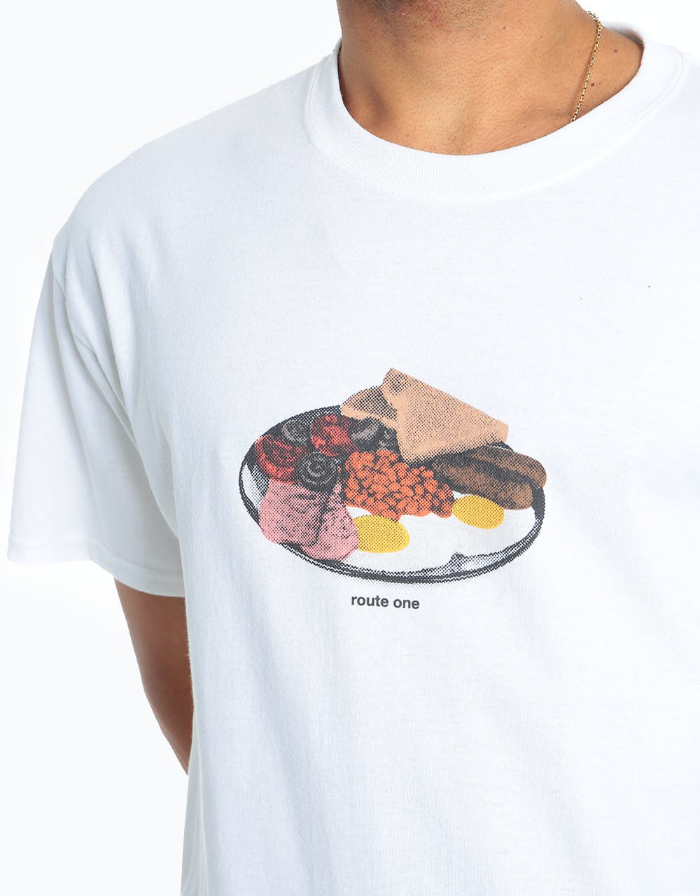 Route One Full English T-Shirt - White