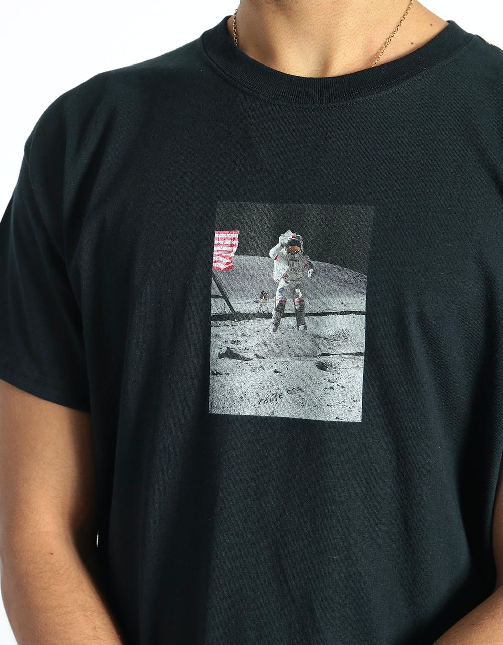 Route One Astronaut T-Shirt - Black