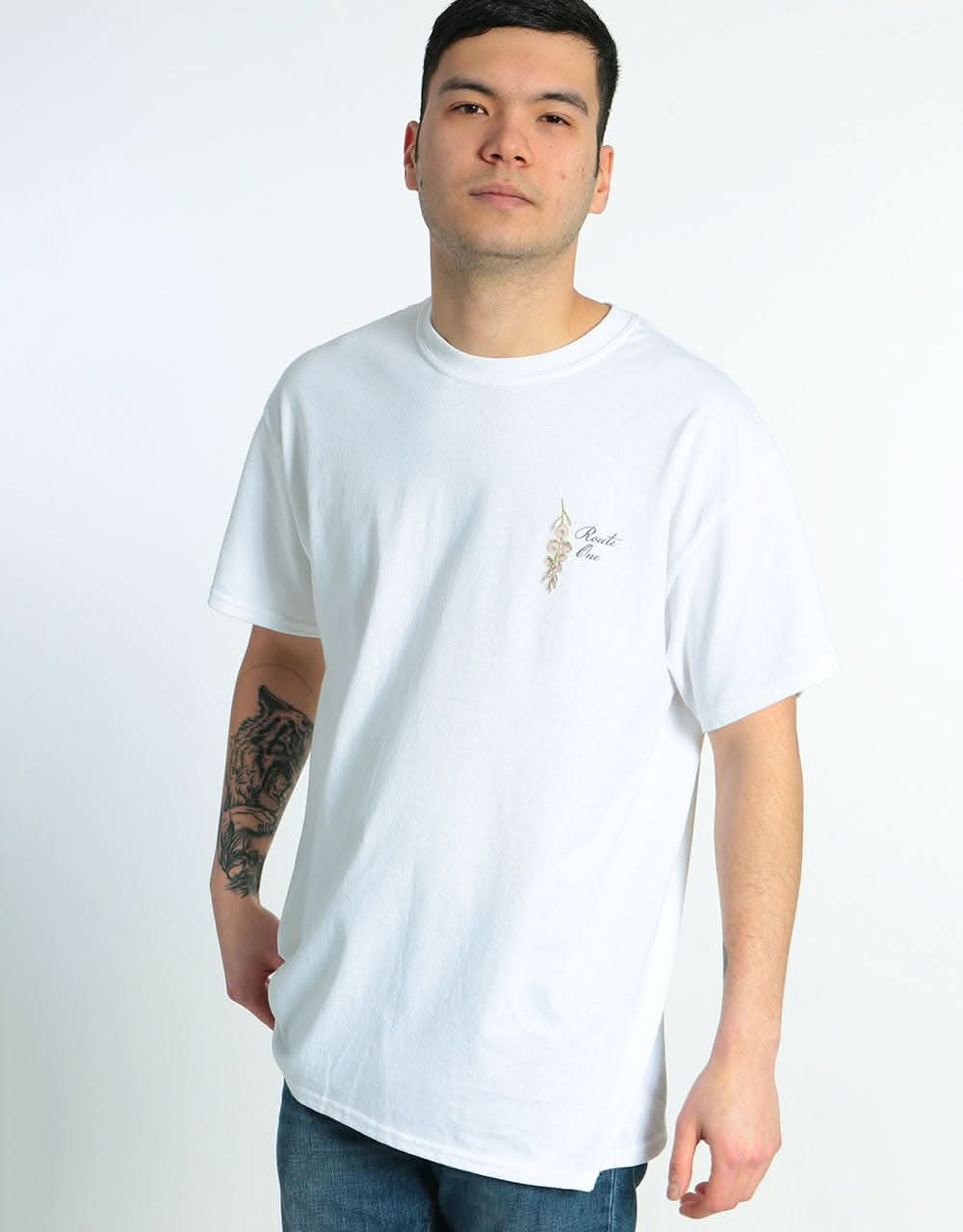 Route One Flora T-Shirt - White