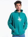 Route One Watercolour Pullover Hoodie - Jade