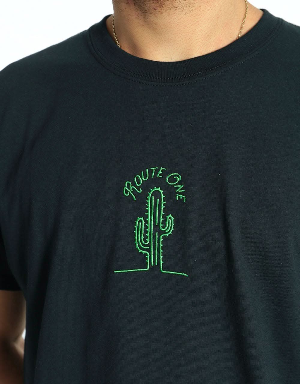 Route One Prickly T-Shirt - Black