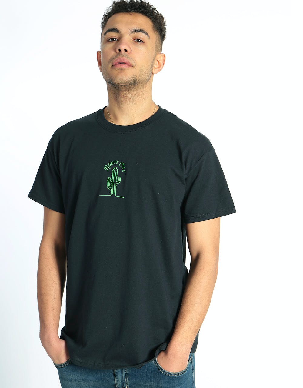 Route One Prickly T-Shirt - Black
