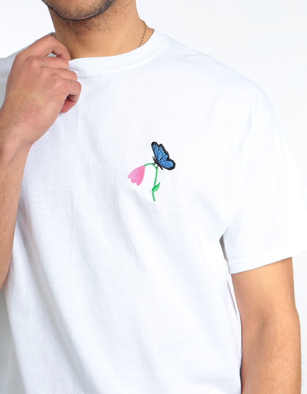 Route One Butterfly T-Shirt - White