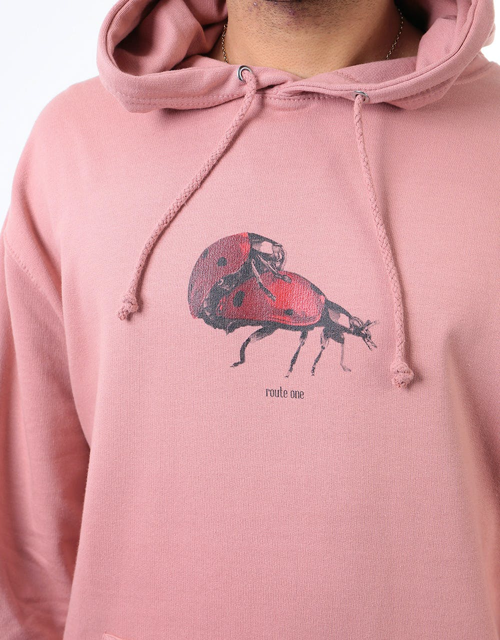 Route One Mate Pullover Hoodie - Dusty Pink