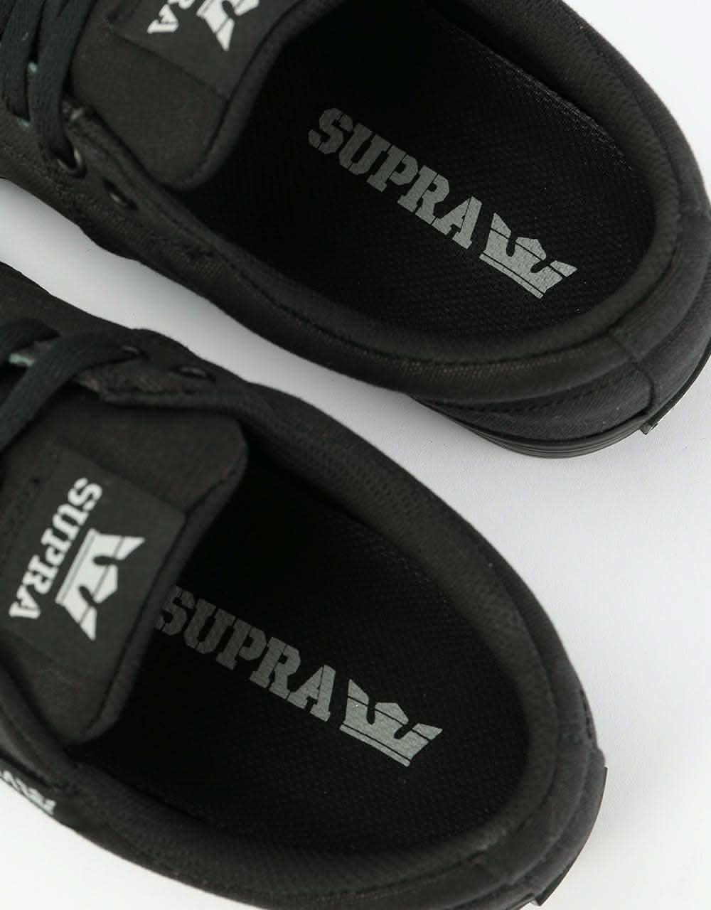 Supra Stacks Vulc II Skate Shoes - Black TUF/Black