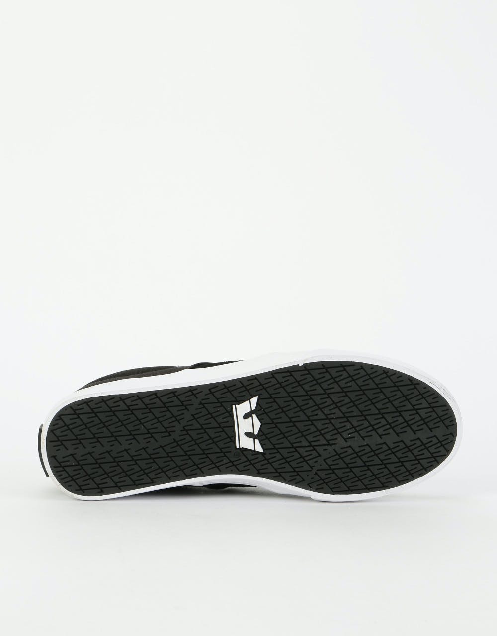 Supra Stacks Vulc II Skate Shoes - Black/Black-White
