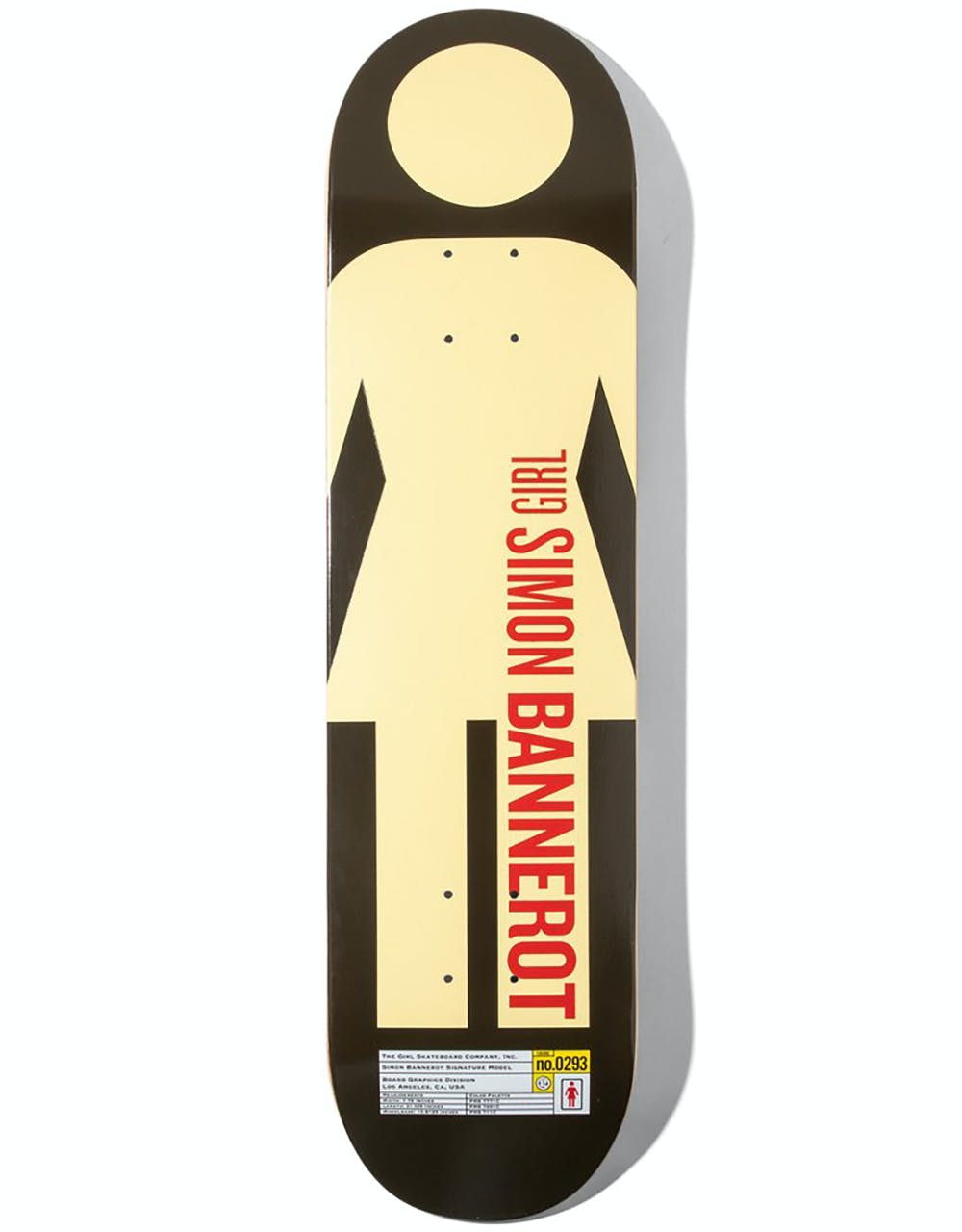 Girl Bannerot Grid OG Skateboard Deck - 7.75"