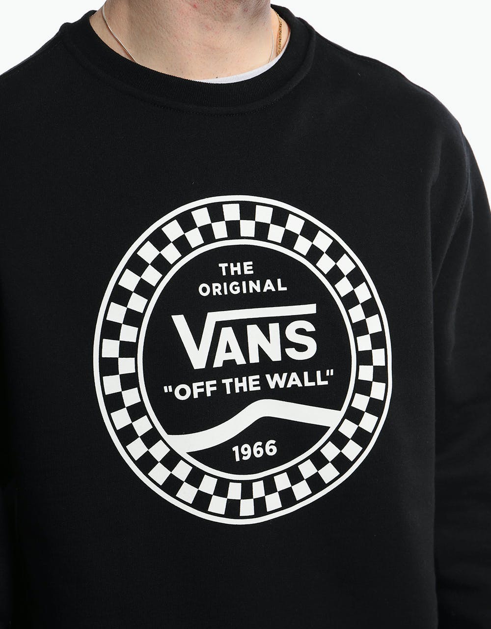 Vans Side Stripe Crew Sweatshirt - Black