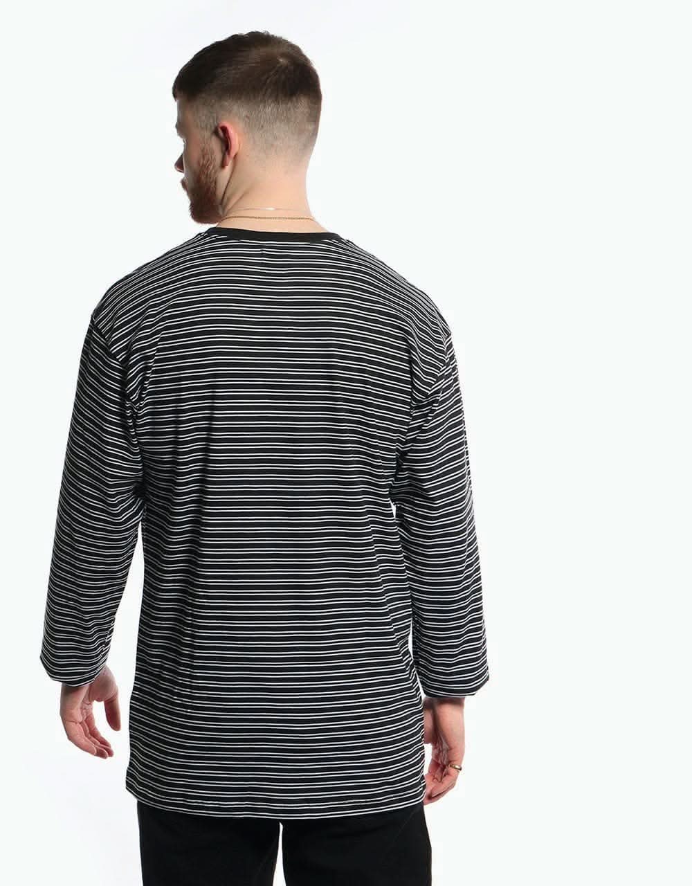 Vans Striped L/S T-Shirt - Black/White
