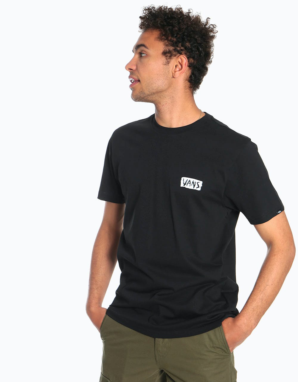 Vans Scratched T-Shirt - Black