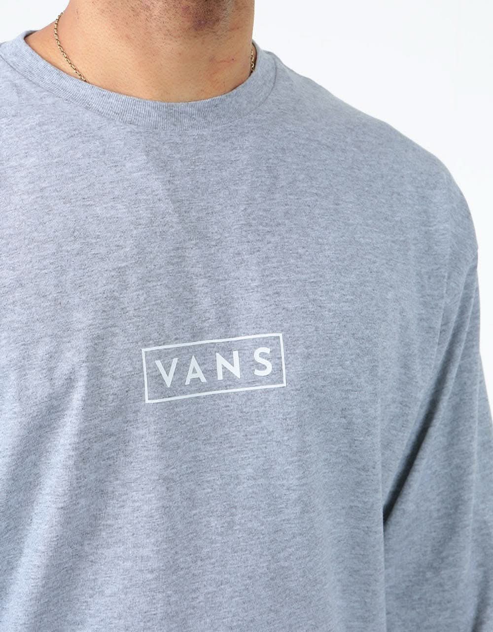 Vans Easy Box L/S T-Shirt - Athletic Heather/White