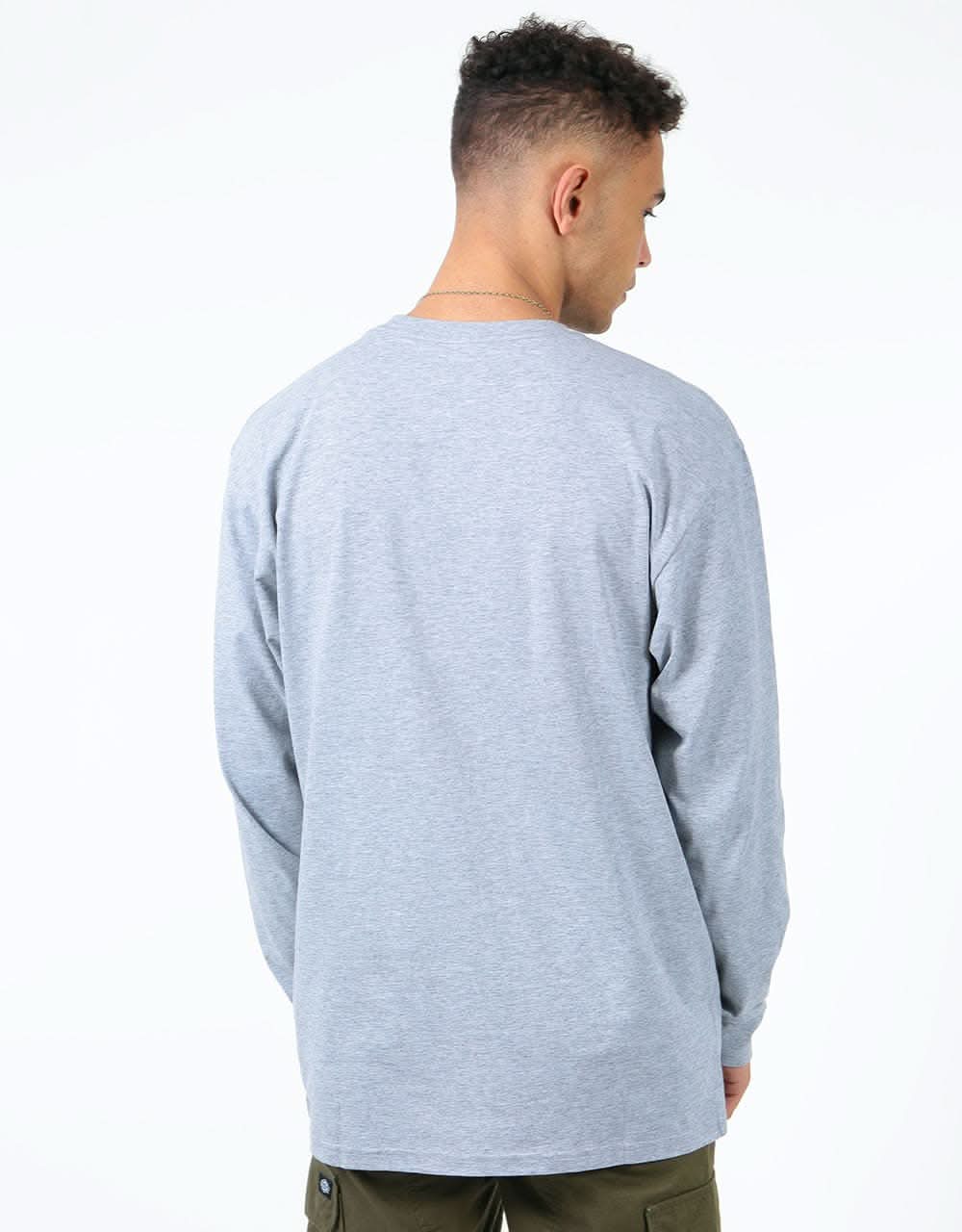 Vans Easy Box L/S T-Shirt - Athletic Heather/White
